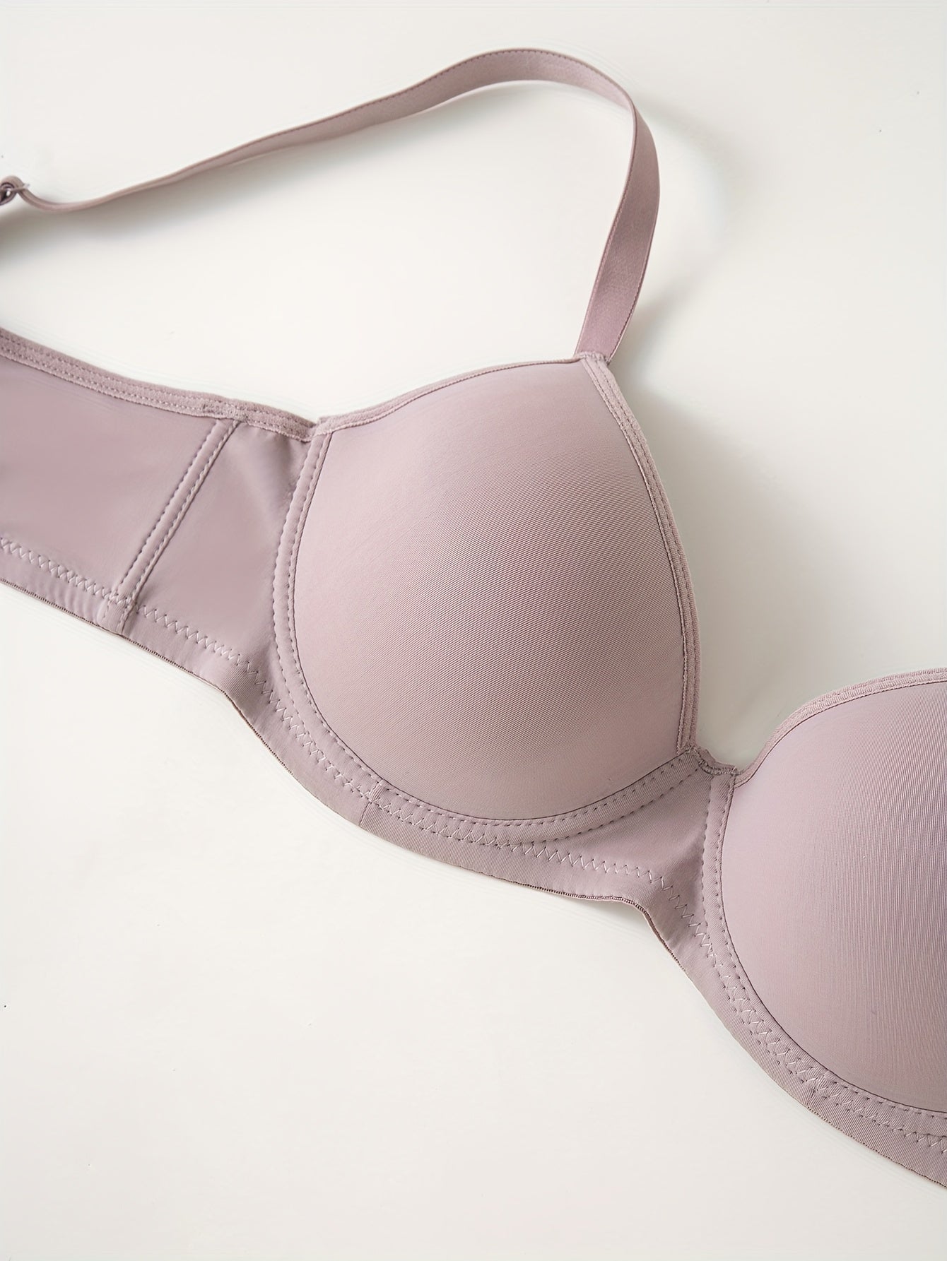 Women's Breathable Cotton Bras Set with Steel Rings for Support