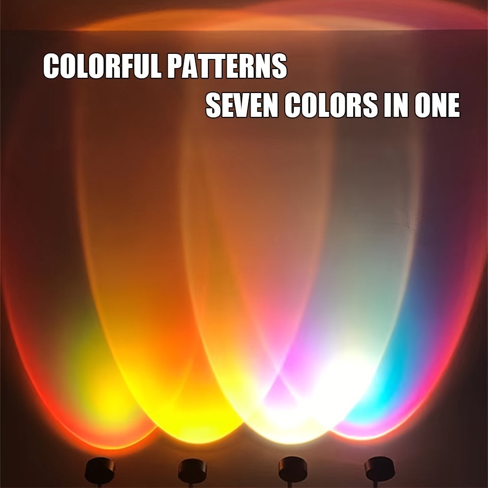 Uyingizni sehrli USB LED kamalak neon tun chiroq proyektori bilan yoritib oling!