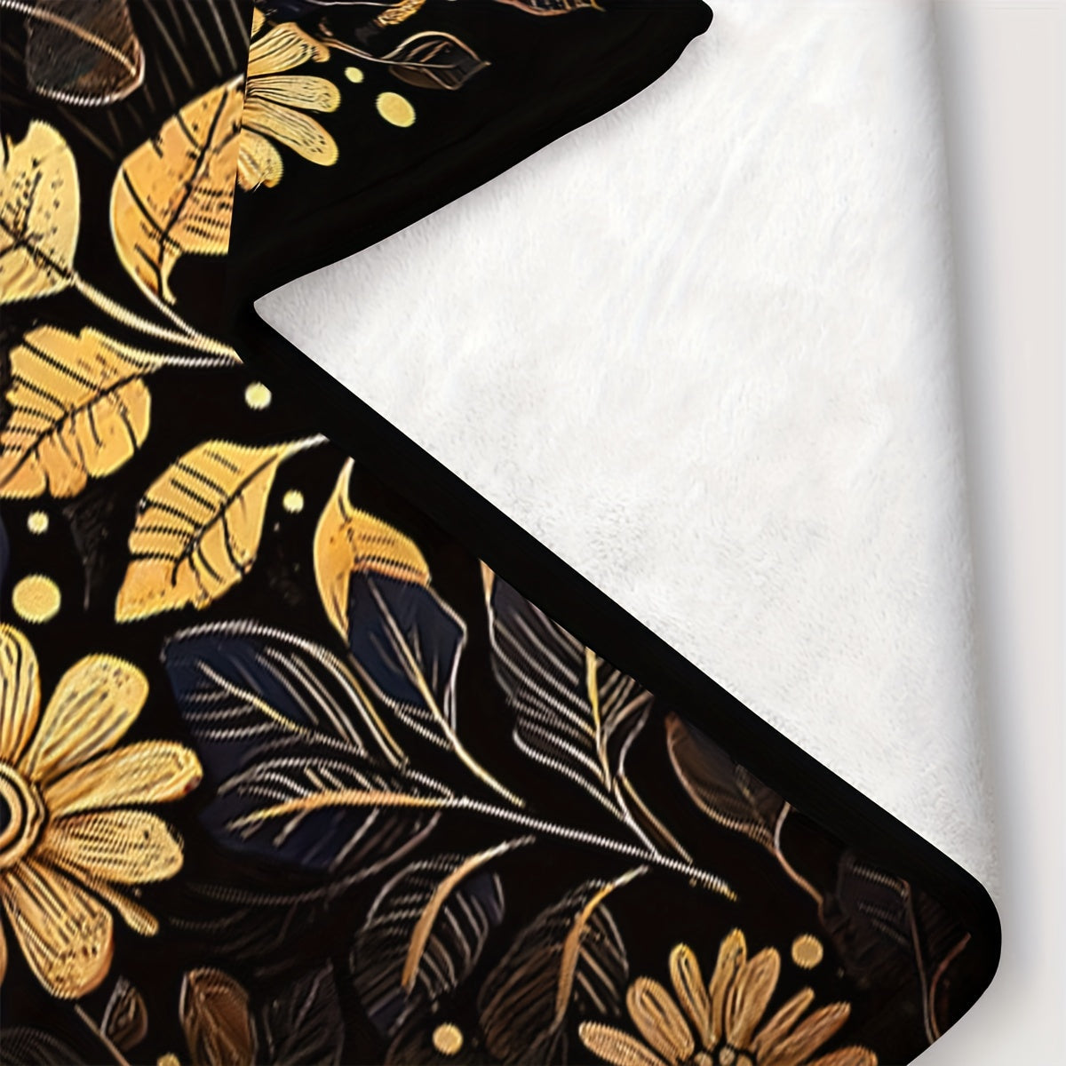 Black Cat Throw Blanket Soft Plush Flannel All-Season Cozy Gift