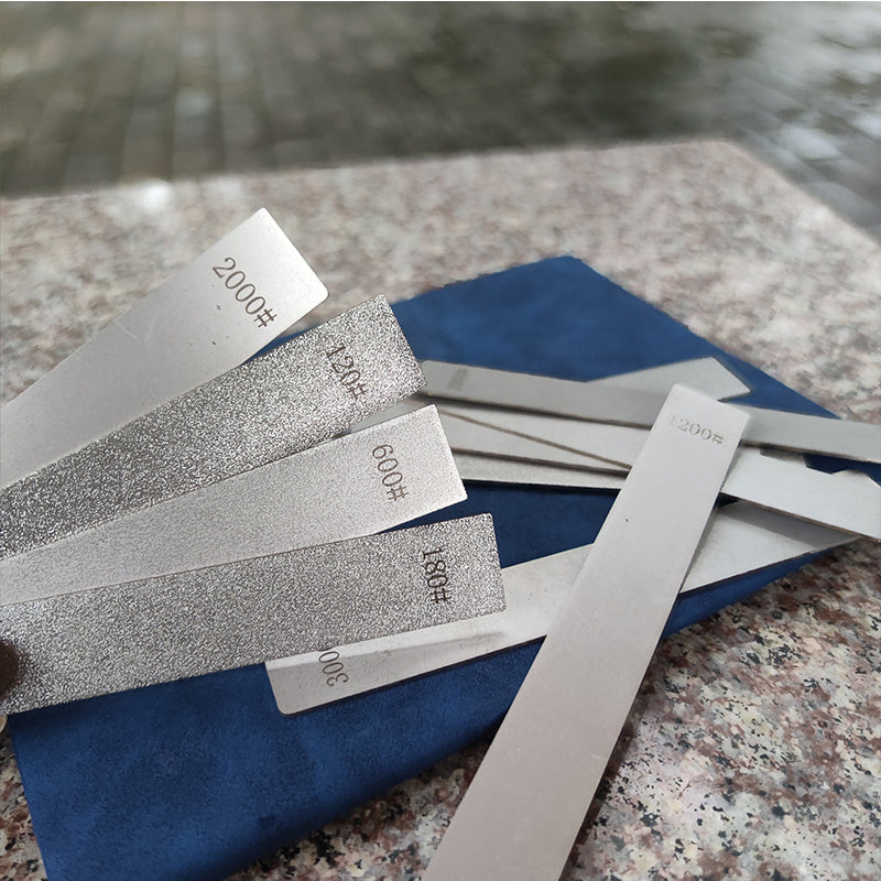 8-Piece Professional Fixed Angle Knife Sharpening Set for High Efficiency