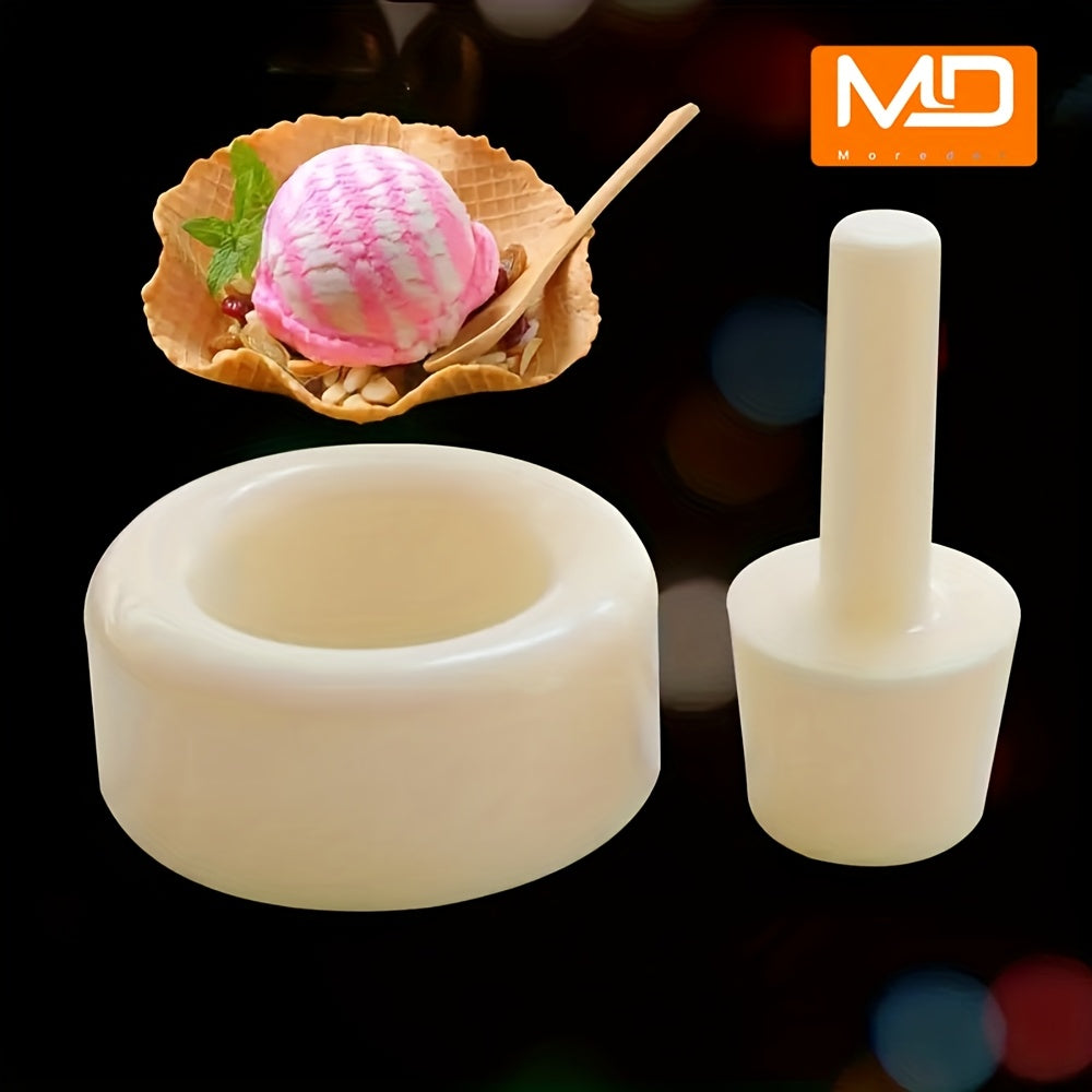 Ice Cream Cone Maker Kit ABS Plastic Mold for Waffle Cones Horns