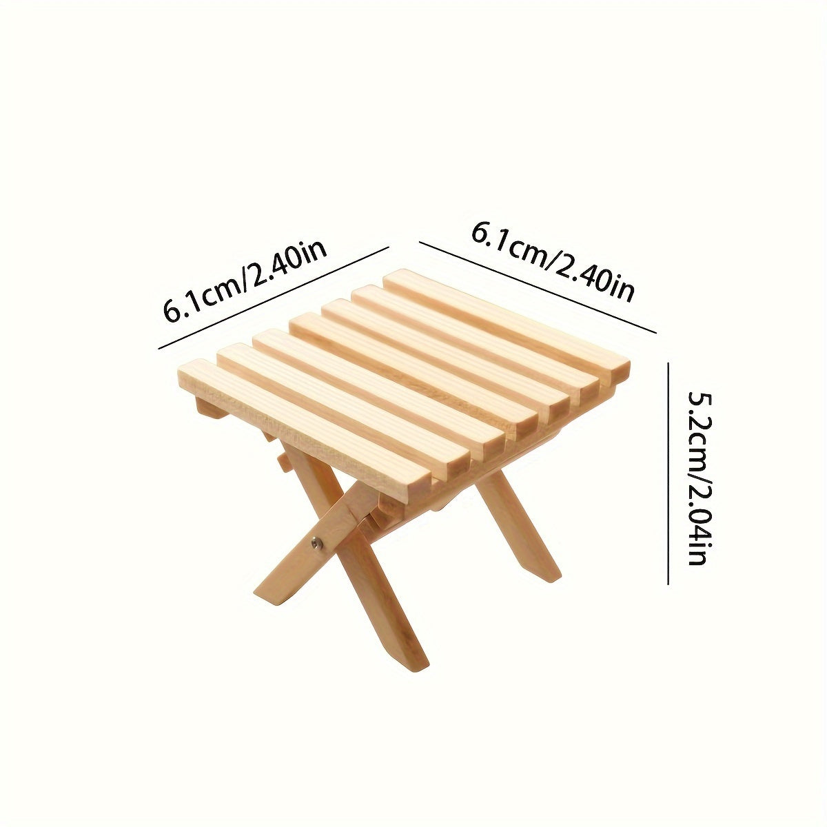 Mini mesa plegable de corcho para escenas de desayuno y té en casas de muñecas, coleccionistas