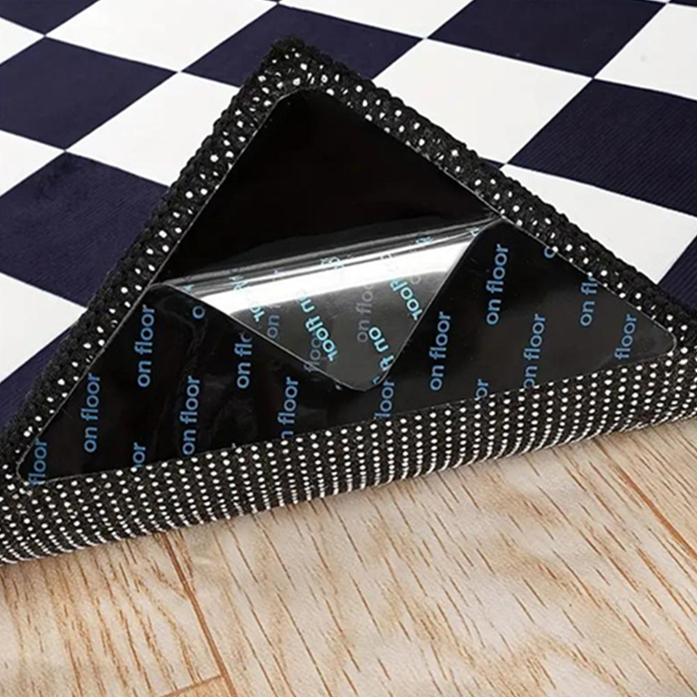 Non-Slip Carpet Grippers Stickers Sets for Tile and Wood Floors