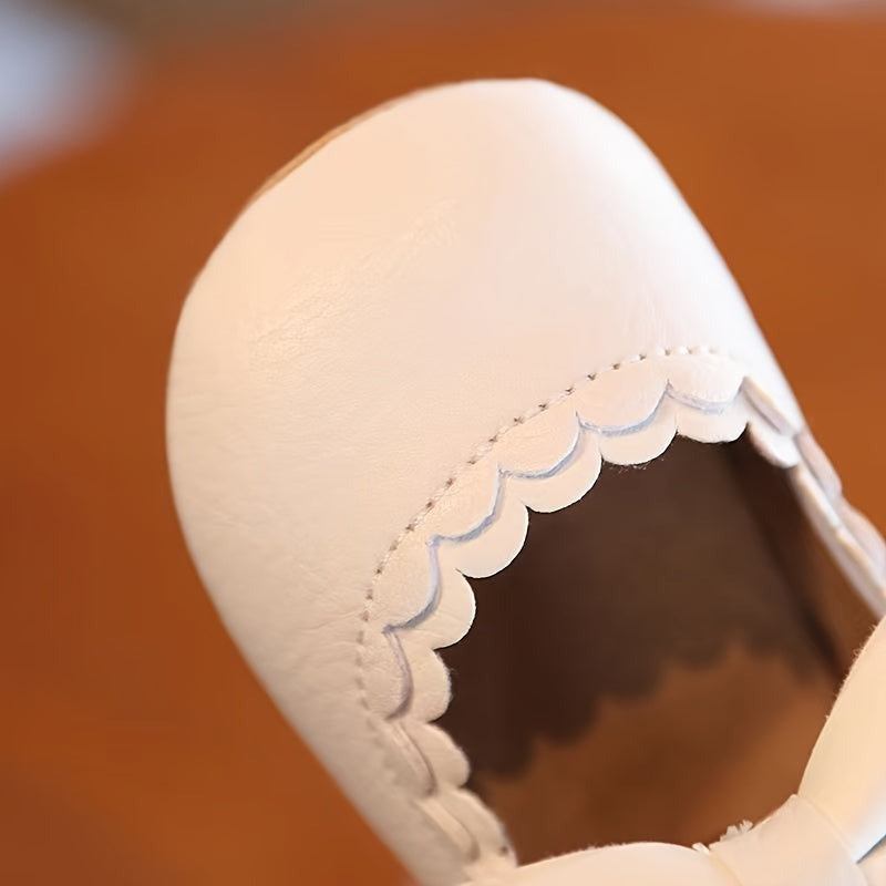 Infant Shoes Casual Princess Shoes with Secure Grip Sole for 0-1 Year Old