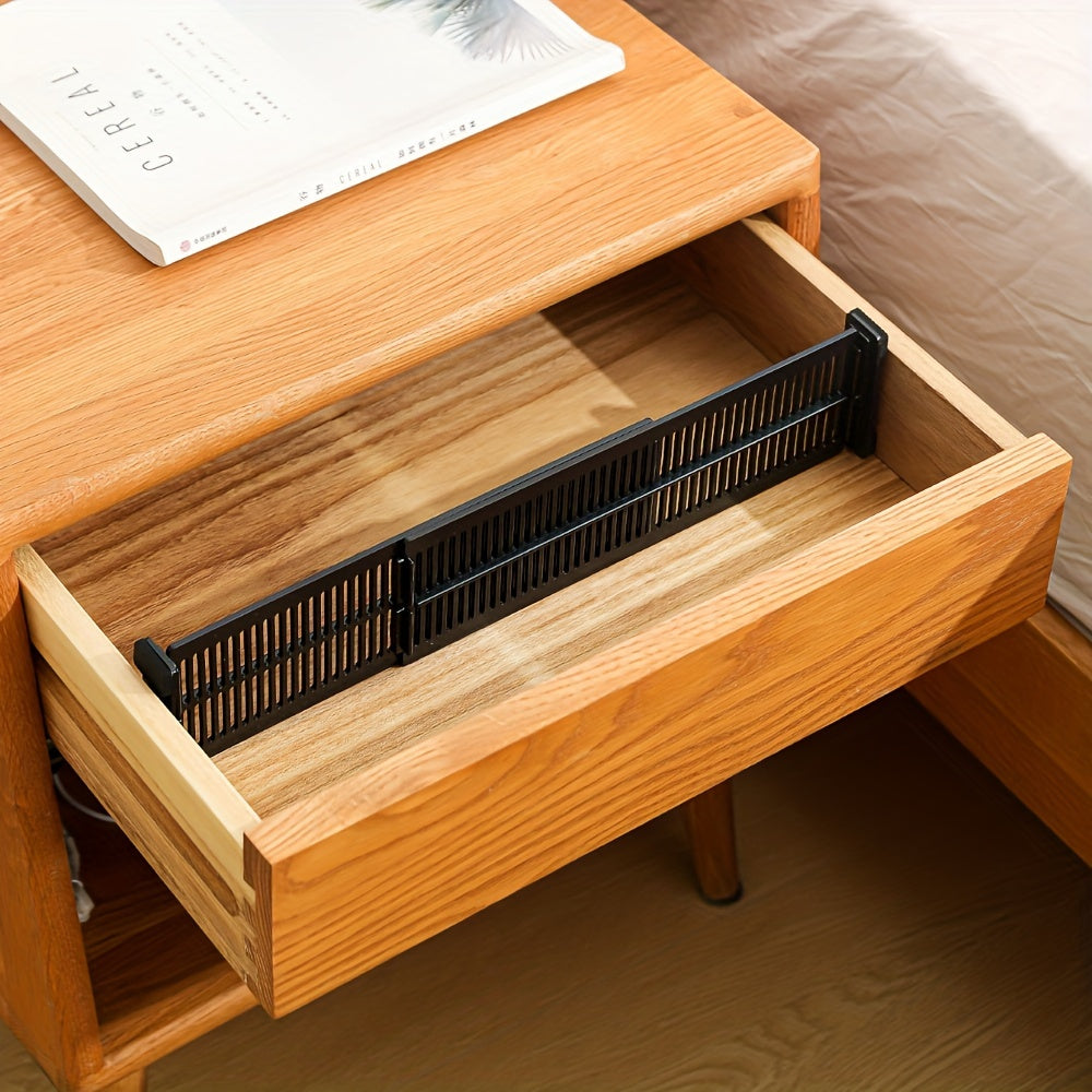 Adjustable Drawer Dividers for Underwear and Socks Non-Slip Space-Saving Storage Organizer