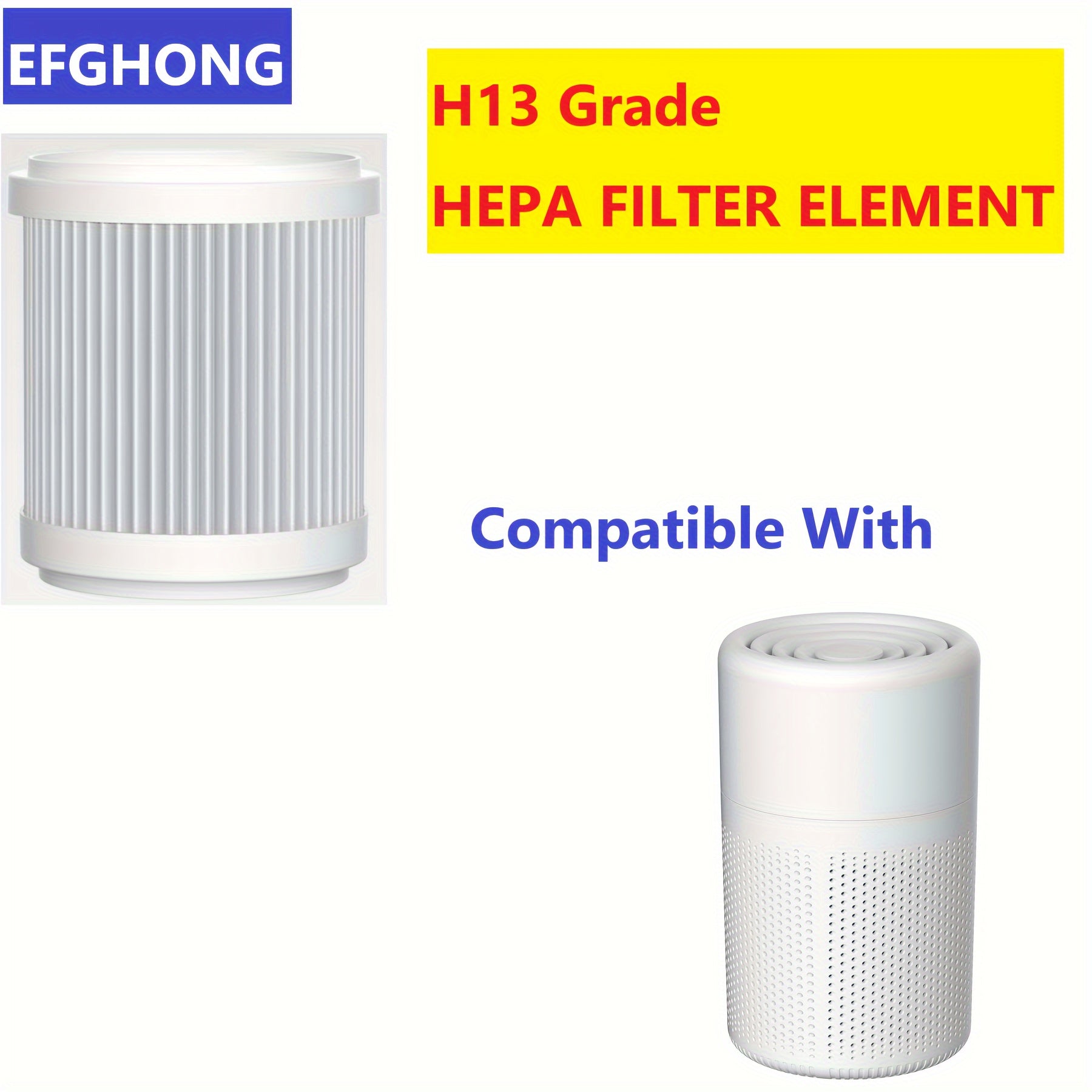 Air Purifier Replacement Filter for Heating and Cooling Systems No Power Required