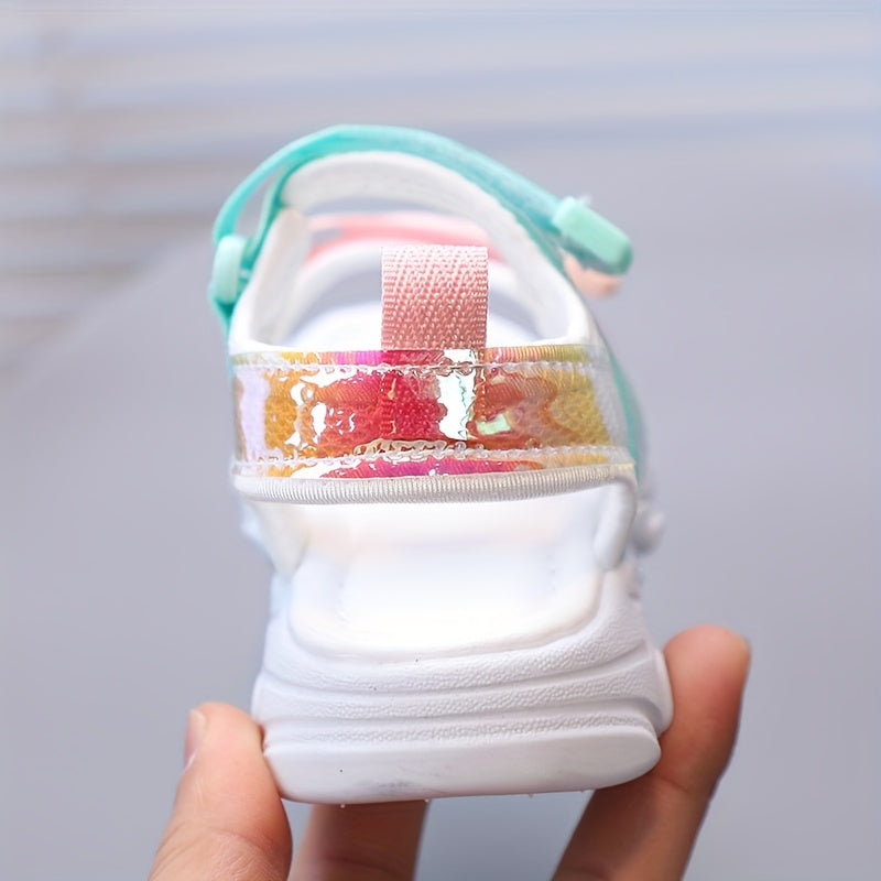 Girls' Open Toe Sandals Spring Summer Breathable Non Slip Casual Style