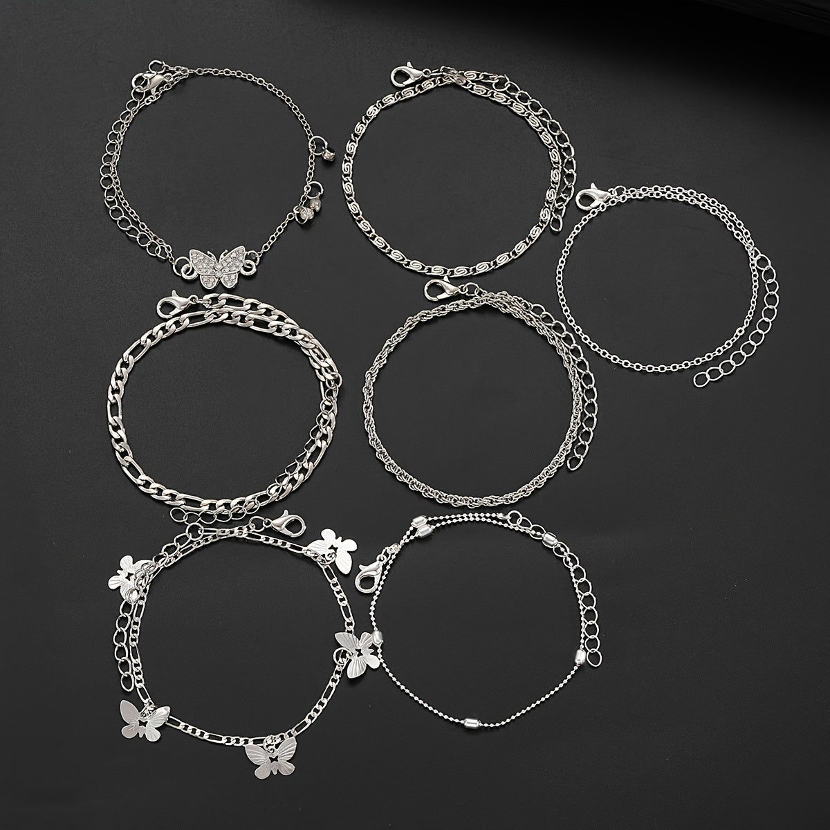 108-Piece Jewelry Set for Women with Heart Butterfly Flower Designs for Birthdays and Parties