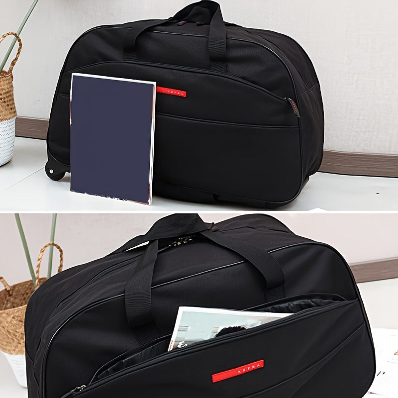 Lightweight Travel Trolley Bag with Large Capacity and Soft Fabric Material