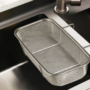 Stainless Steel Sink Drainage Basket for Kitchen Utensils No Batteries Needed