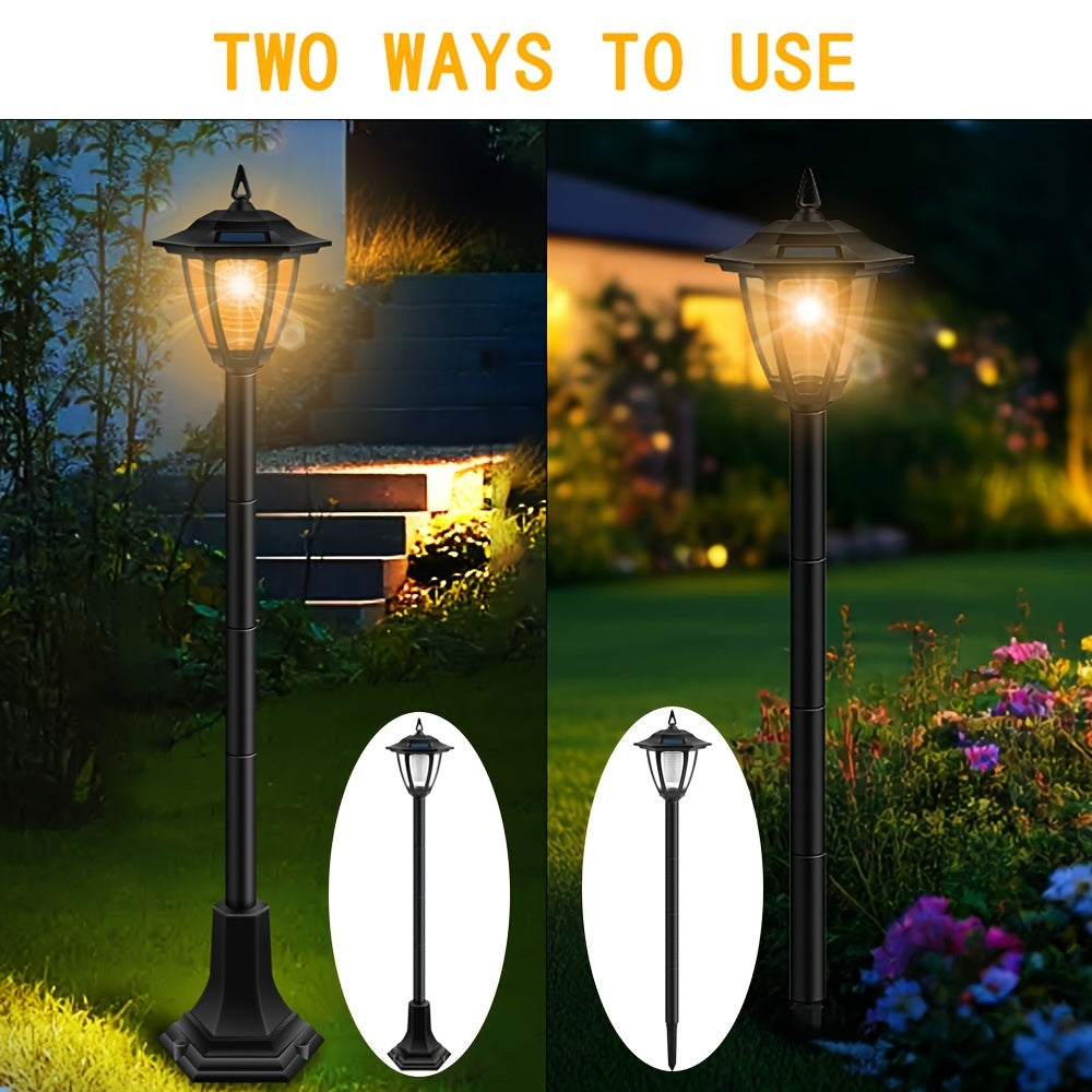 Outdoor Solar Lights Set 1-2 LED Pathway Garden Landscape Driveway Courtyard
