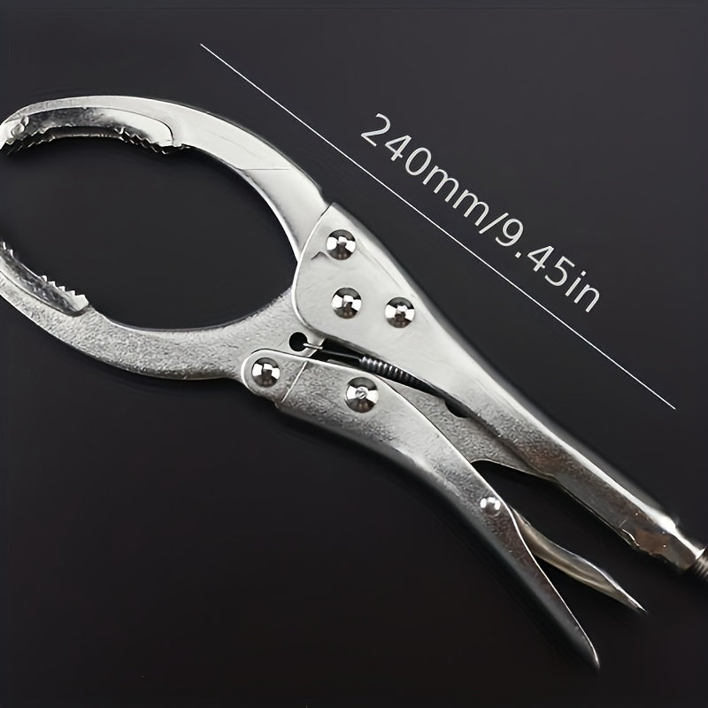 Llave para filtro de aceite de acero inoxidable universal, herramienta antideslizante para una extracción eficiente