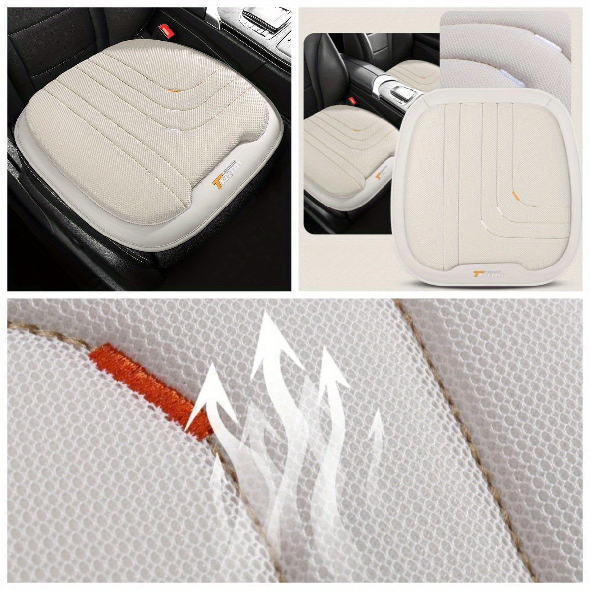 Universal Breathable Car Seat Cover Cushion All Seasons Protector