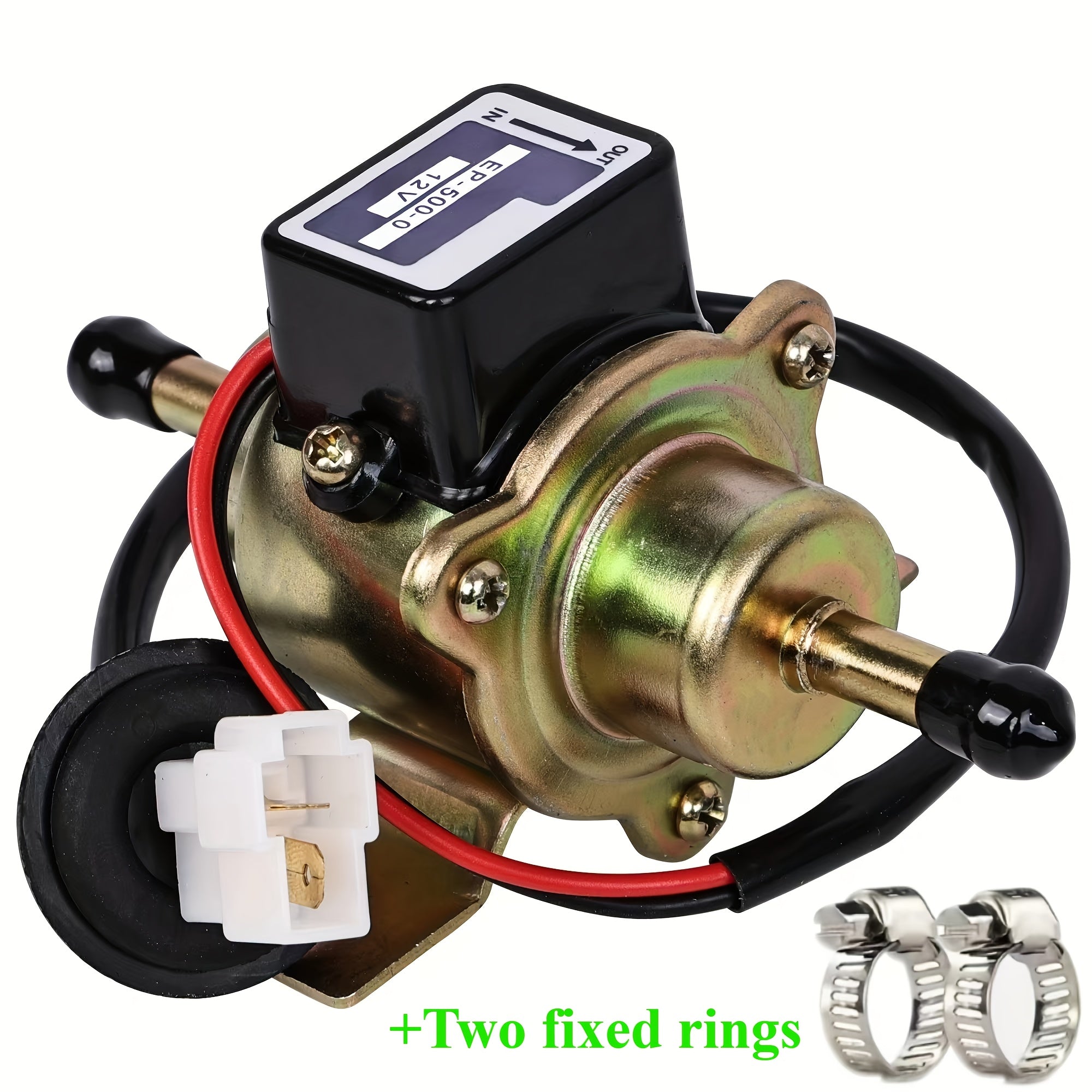 Universal 12V Metal Fuel Pump for Gasoline and Diesel Cars Low Pressure