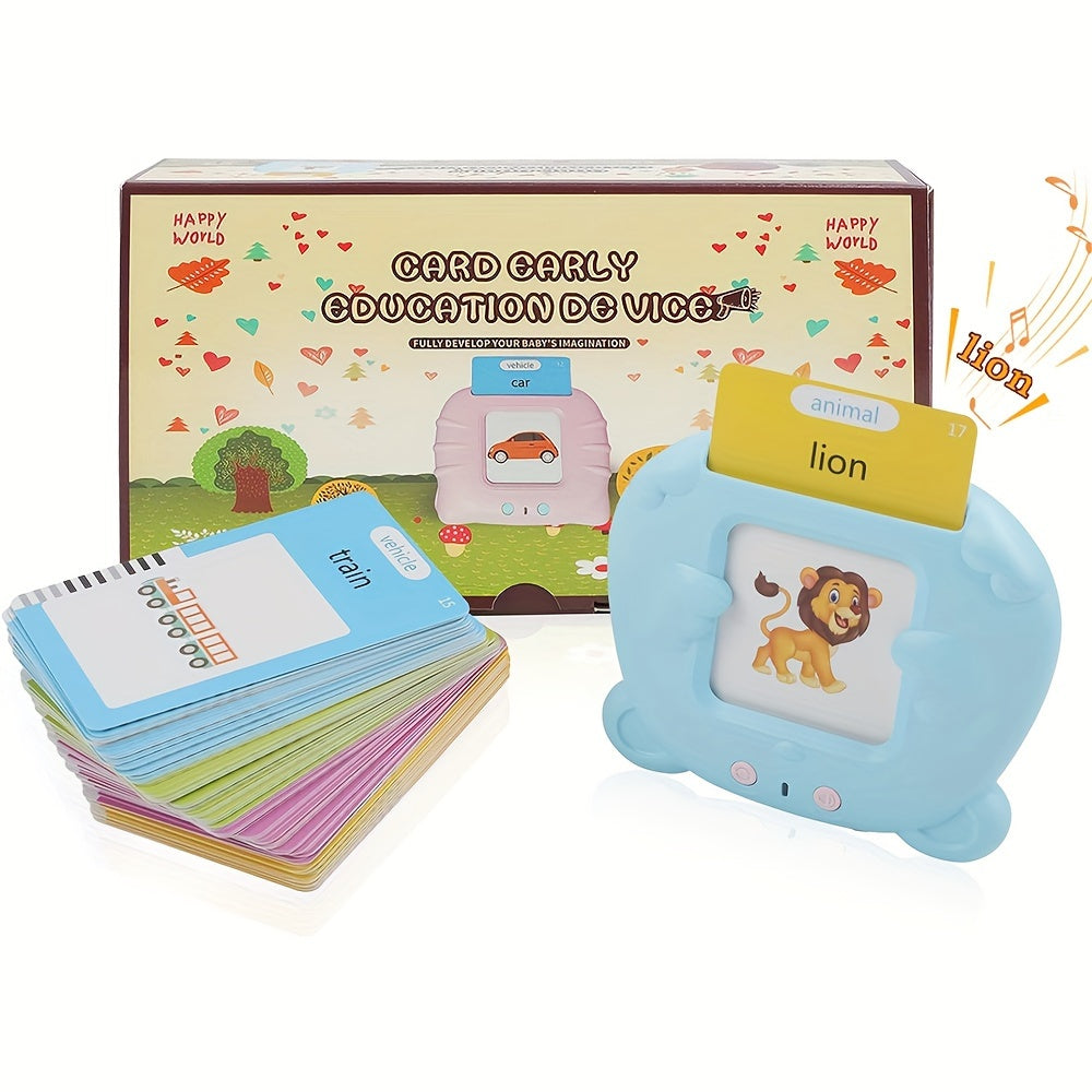 Educational Flash Cards for Kids 3+ with 224 Sight Words Sensory and Speech Toys Blue Pink