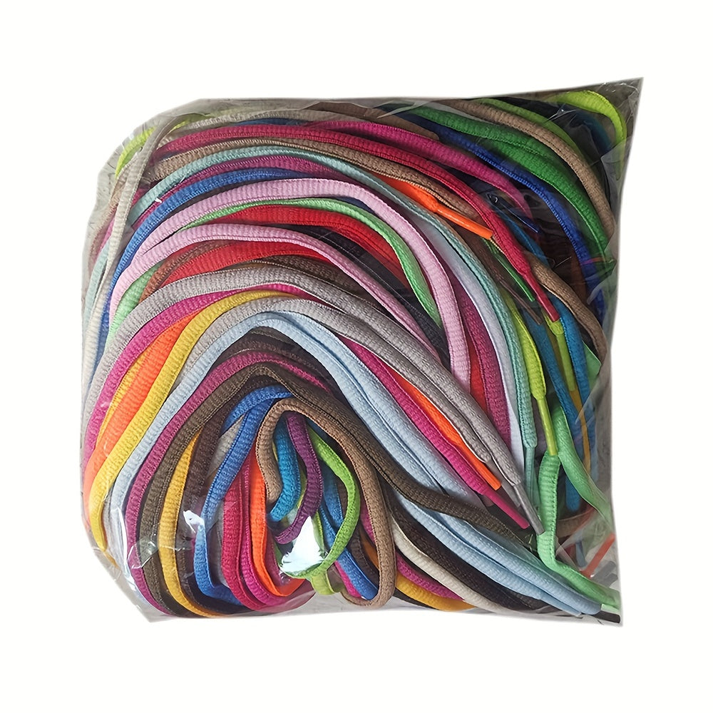 Erkaklar va ayollar uchun uniseks dumaloq tasmali qoqilishlar, turli ranglar, 39-47 dyuym, 29 juft