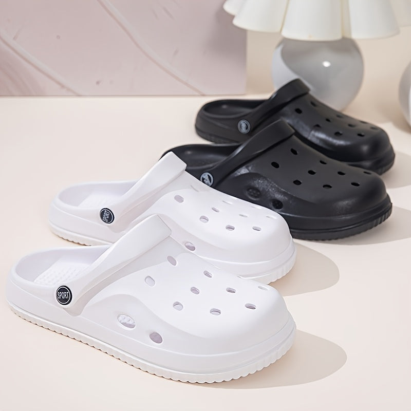 Women's EVA Slip-On Shoes Black Non-Slip Comfortable Flat Casual Footwear