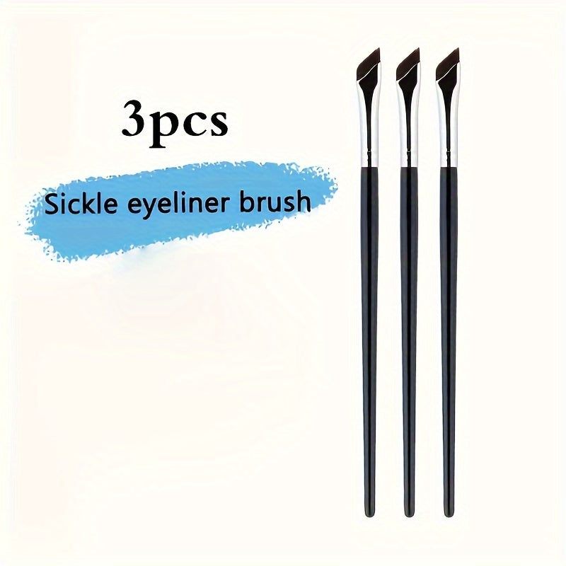 Женская нейлоновая angled кисть для точного макияжа глаз