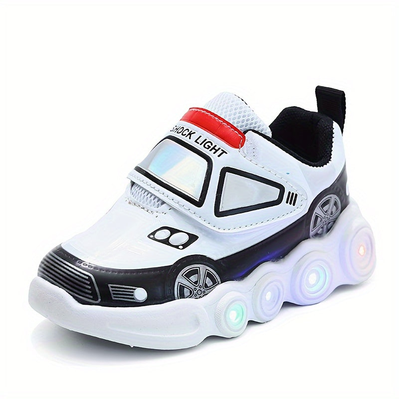 Детские девочки и мальчики повседневные спортивные туфли с мультяшными персонажами для всех сезонов