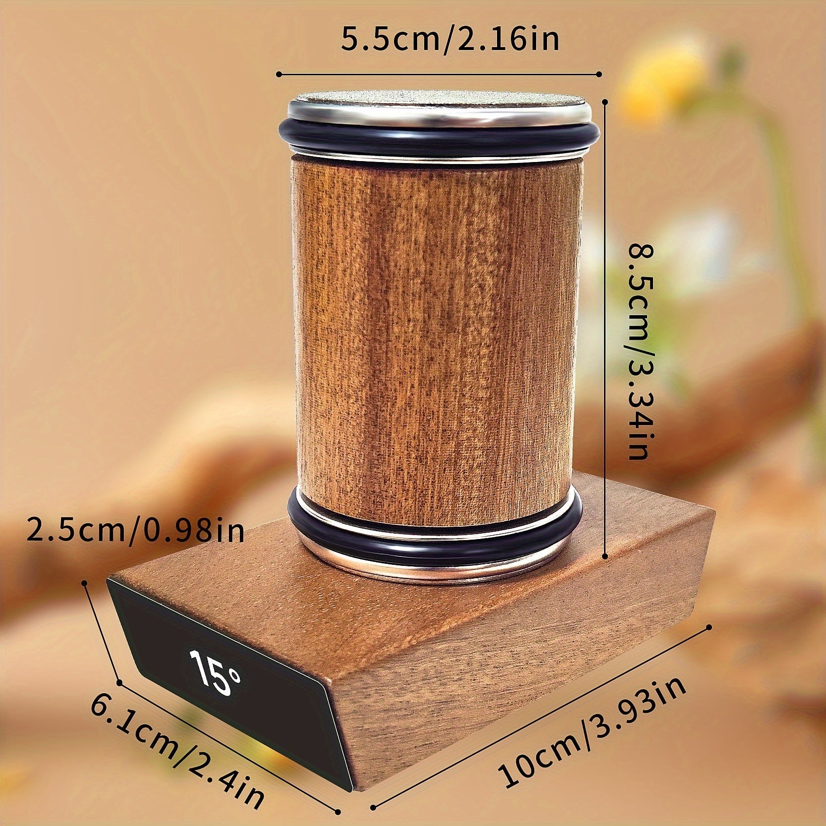 1-Piece Rolling Knife Sharpener Kit for Home Kitchen and Restaurant Use