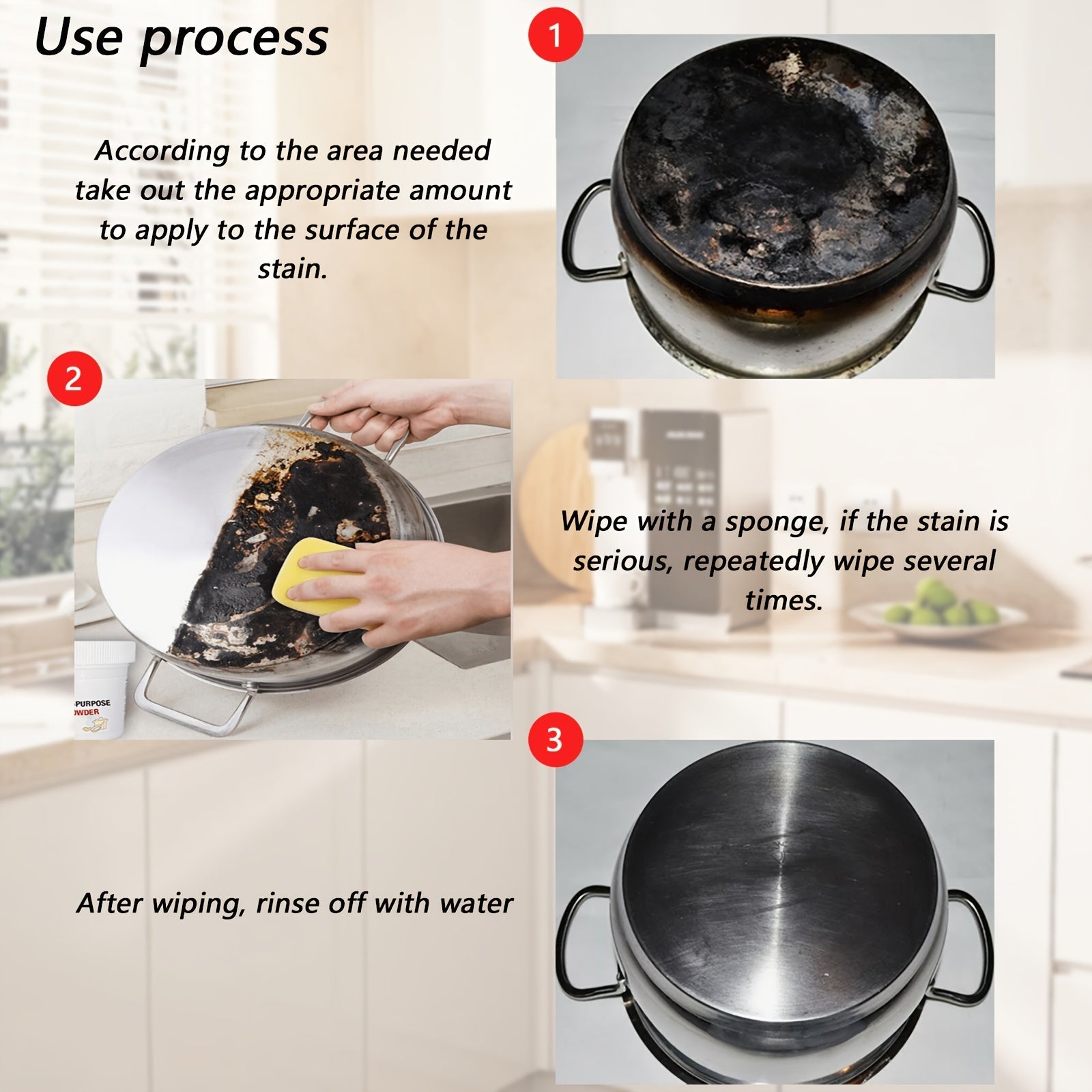 Large Black 500g Metal Polishing Paste for Pots Stoves and Surfaces