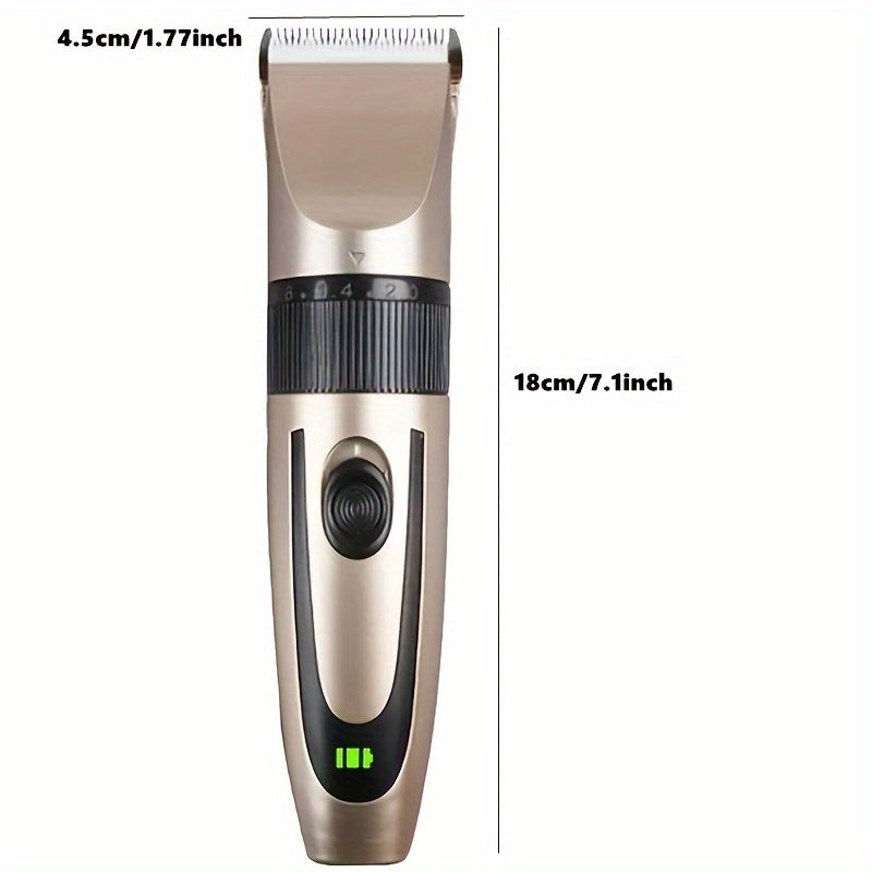 Cordless Men’s Hair Clippers Rechargeable Electric Hair Cutting Machine Trimmer Barber Salon Tools