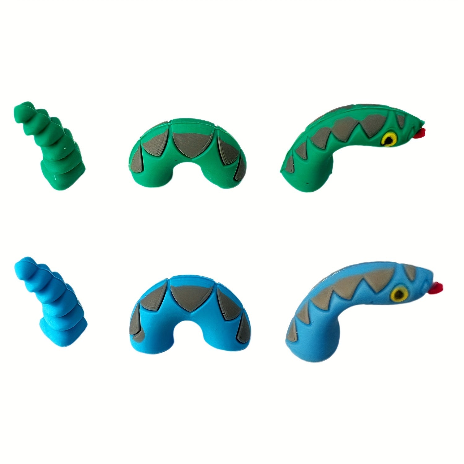 Unisex 3D Animal Shoe Charms for Sneakers and Bracelets Set