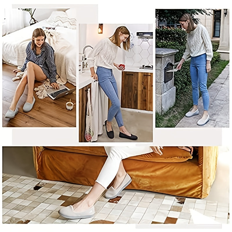 Women's Lightweight Cozy Indoor Outdoor House Slippers with Non-Skid Sole