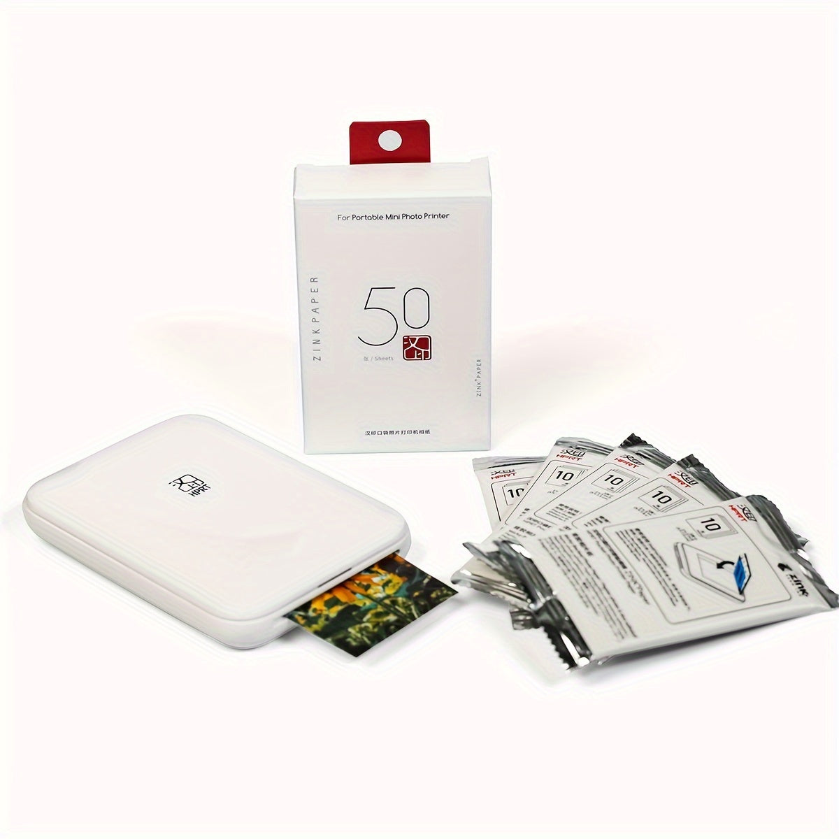 Mobil telefonlarga to'g'ridan-to'g'ri ulangan yuqori aniqlikdagi simsiz portativ foto printer. Rangli yuqori aniqlikdagi tiklashni qo'llab-quvvatlaydi, IOS/Android qurilmalari bilan mos keladi. ZINK bosib chiqarishdan foydalanadi.