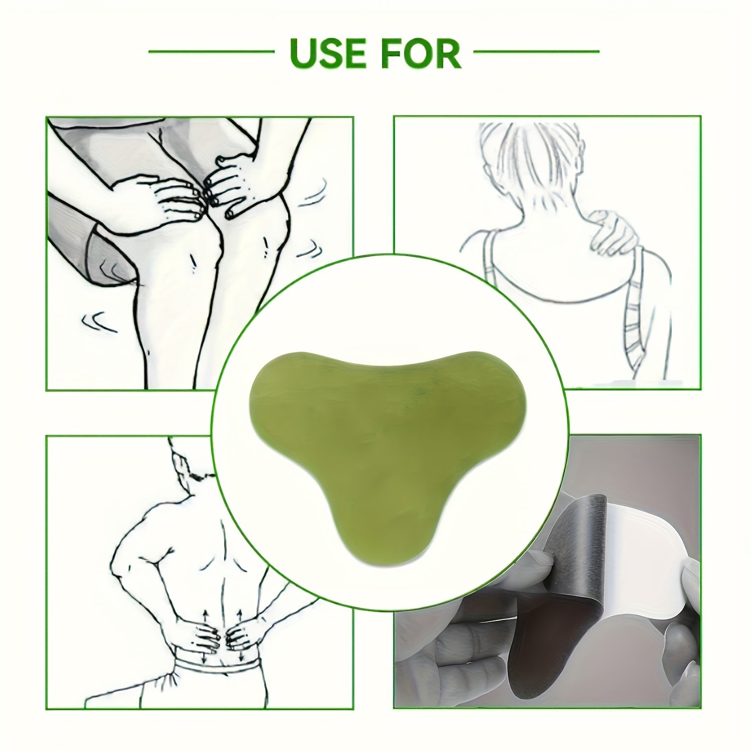 20/30pcs Acupressure Patches for Shoulder Neck Back Waist Hand Skin-Friendly Adhesive Body Massage