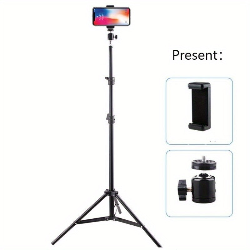 Multi-Functional Iron Camera Tripod Bracket 1.6m with Cover