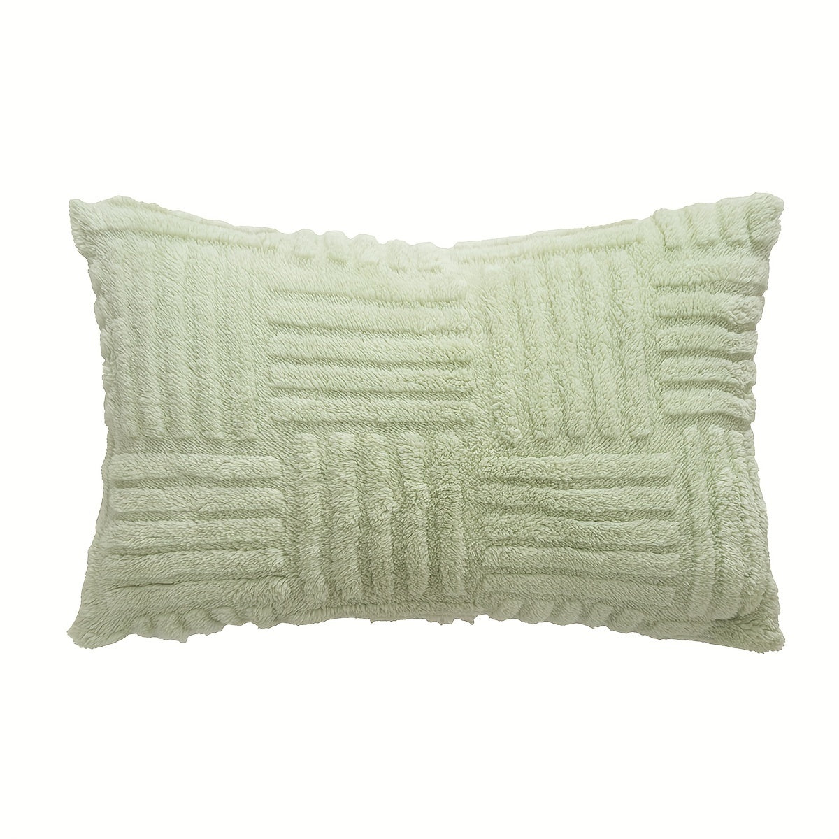 Boho Throw Pillow Cover Soft Plush Stripe Farmhouse Cushion Cover 45.72cm 45.72cm 30.48cm 50.8cm