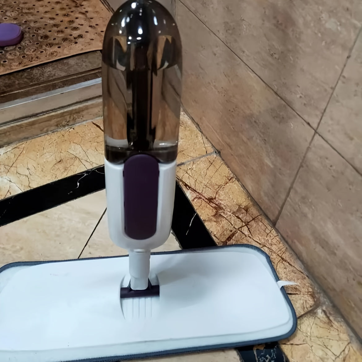 Easy-Wring Stainless Steel Spray Mop for Hardwood and Tile Floors