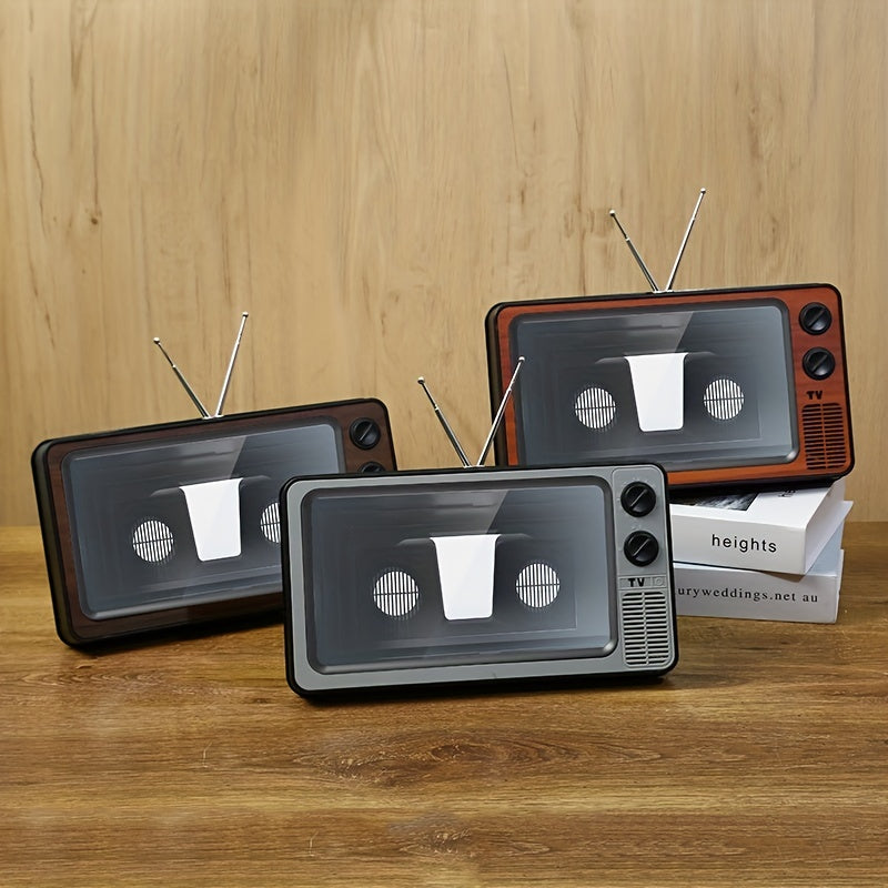 Винтажный телевизороподобный экранный усилитель для телефона размером 30.48 см увеличивает 3D фильмы, видео и игры. Совместим со всеми смартфонами.