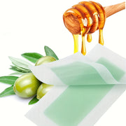 Унисекс одноразовые полоски для удаления волос с воском из алоэ вера, 30 листов