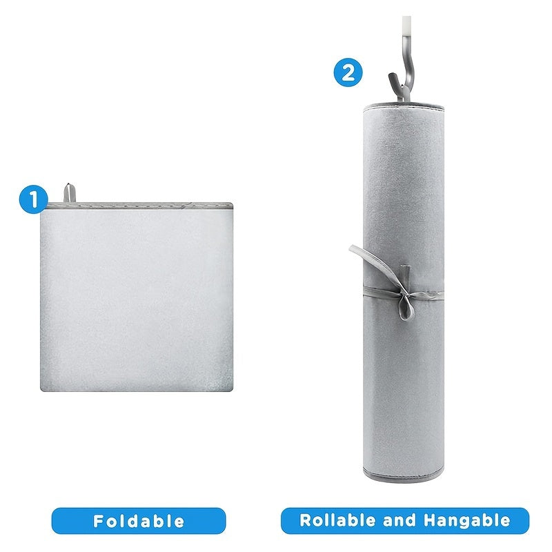 Set of 3 Foldable Ironing Board Pads Heat Resistant Non-Slip for Travel and Home