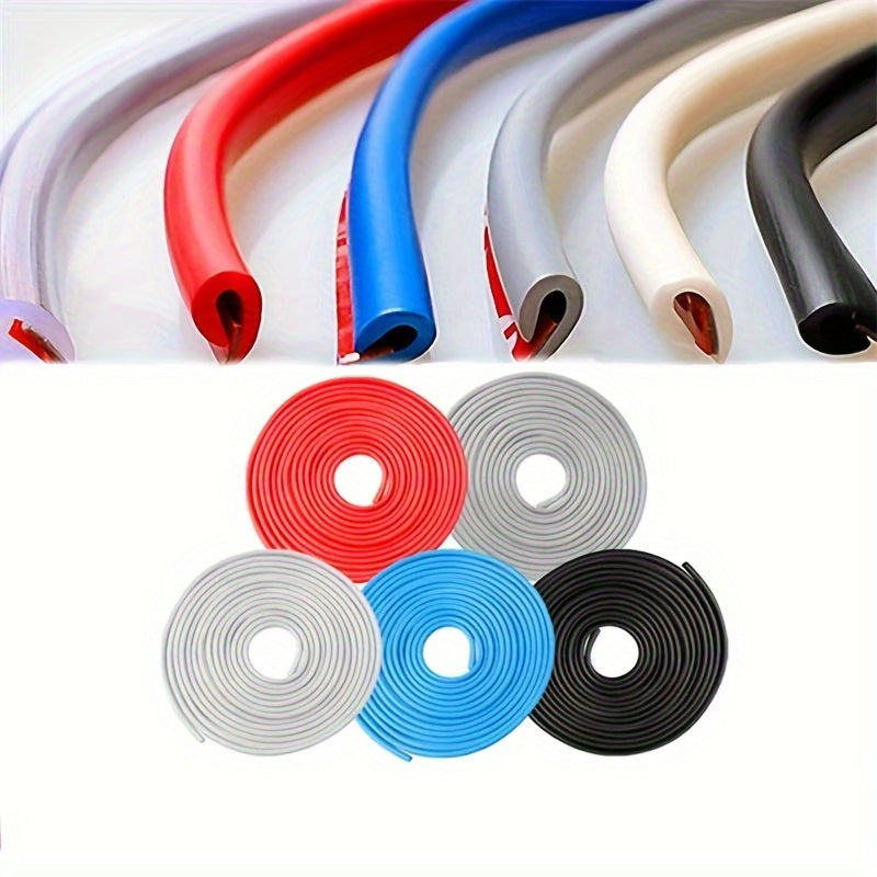 Universal Rubber Car Door Edge Guard 5M Self-Adhesive Scratch Protection