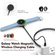 Smartwatch Charger for Galaxy Watch Pixel Watch and Active Models Magnetic USB Cable