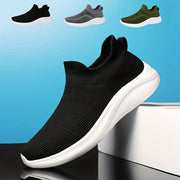 Zapatos ligeros y transpirables para hombre, fáciles de poner, para correr, hacer senderismo, acampar y usar durante todo el año