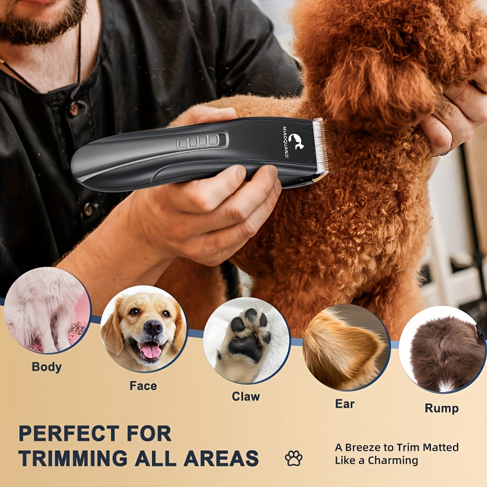 Electric Pet Hair Clipper USB Rechargeable for Dogs and Cats