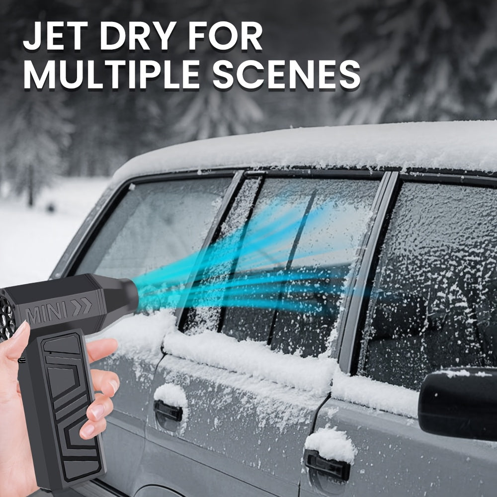 Moslashuvchan Turbo Jet Fan Elektrik Havo Tozalagich Portativ Avtomobil Shumchisi Qor Yuvish