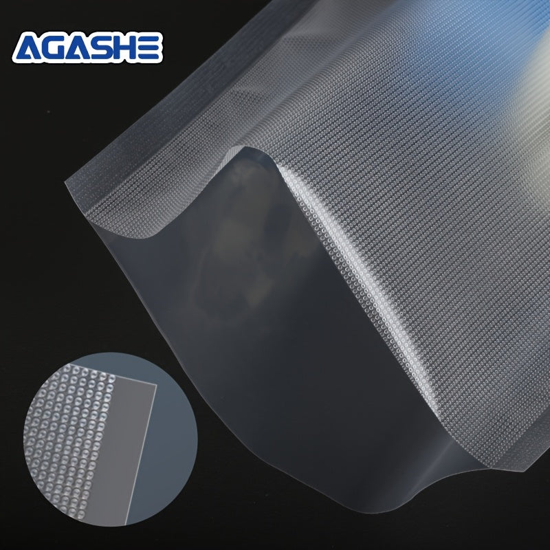 Vakuum Sealer Roll, 300cm (118.11in) uzunlikdagi mustahkam PE+PA materialidan tayyorlangan, oziq-ovqatni uzoqroq saqlashga yordam beradi va ko'pgina mashinalar bilan mos keladi. Uy oshpazlari va taom tayyorlash uchun ideal.