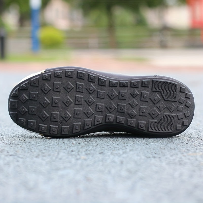 Men's Breathable Mesh Running Shoes with Soft Rubber Sole Lace Up Sneakers for Winter Autumn Spring Summer