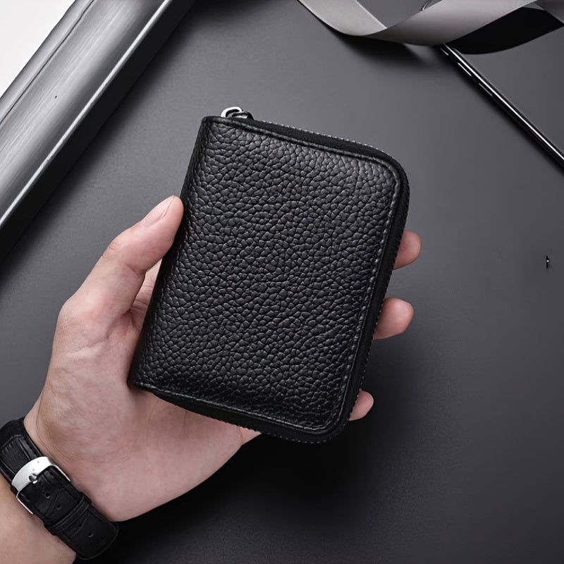 Cartera impermeable con bloqueo RFID para pasaportes, tarjetas y efectivo para hombres y mujeres