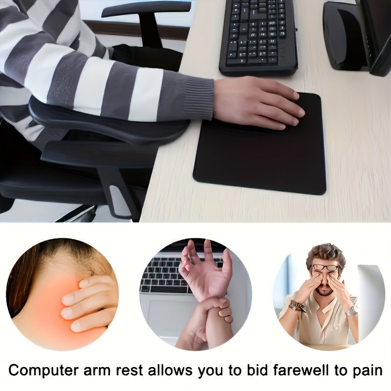Adjustable Ergonomic Desk Armrest Extender for Gaming and Office Use