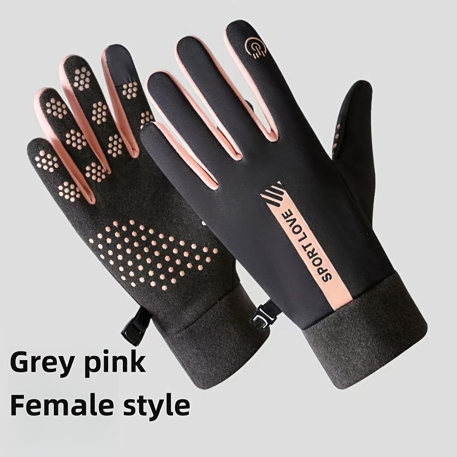 Winter Gloves Men Touchscreen Windproof Warm Cycling Sports