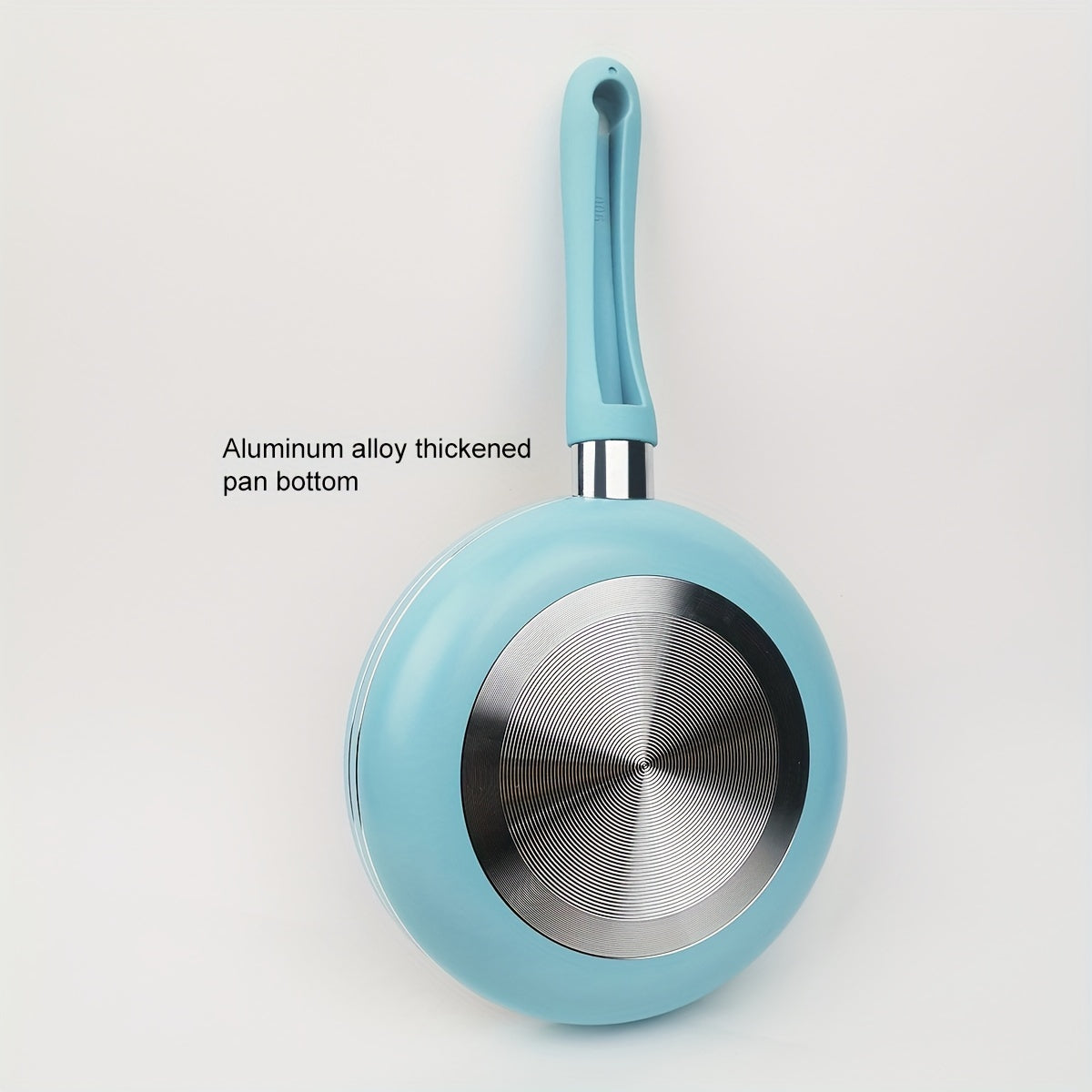 Small Non-Stick Egg Skillet Single-Serving Pink Blue Aluminum Frying Pan Dishwasher Safe