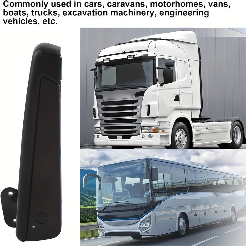 Universal Black Adjustable Car Seat Armrests Pair for Cars and Trucks