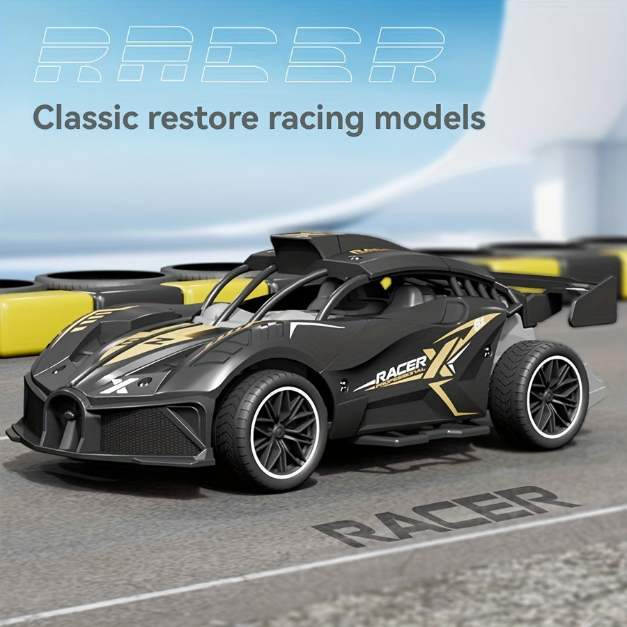 Coche de control remoto para niños, modelo de juguete todoterreno, con batería, en rojo, negro y azul