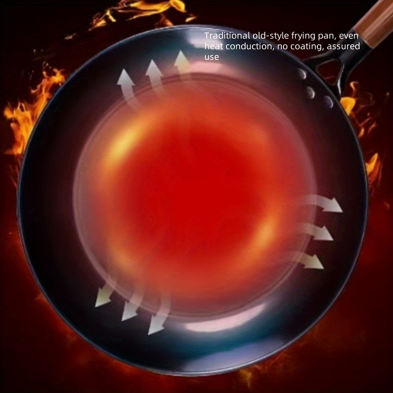 Cast Iron Skillet Set 9.5-Inch and 11-Inch Non-Stick Handle Suitable for Gas and Induction Cooking